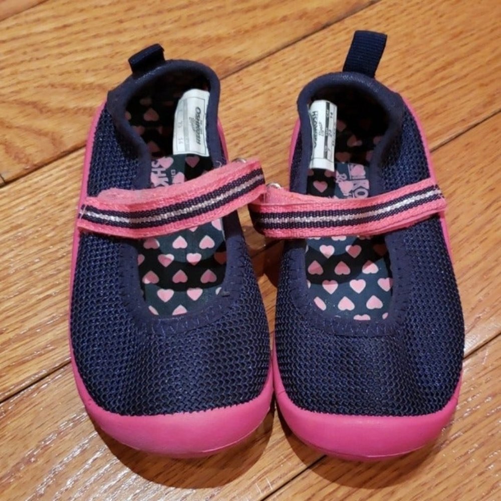 WATER SHOES OSHKOSH B'GOSH MARY JANES SIZE 7 GIRLS